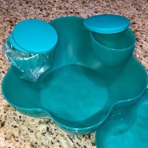 Tupperware Chip N Dip Set